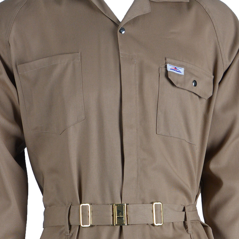 C01 Strapazierfähige braune Arbeitskleidung mit mehreren Taschen C01 Strapazierfähige braune Arbeitskleidung mit mehreren Taschen