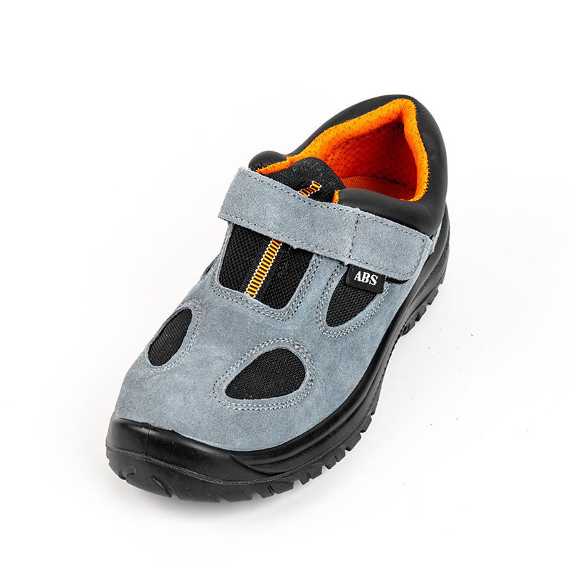 SS106 Atmungsaktive Mesh-Sicherheitsschuhe aus Wildleder mit Stahlkappe