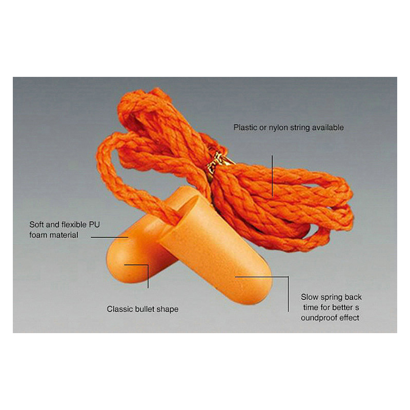 EM122 hocheffiziente Ohrstöpsel aus PU-Schaum zur Geräuschreduzierung EM122 hocheffiziente Ohrstöpsel aus PU-Schaum zur Geräuschreduzierung