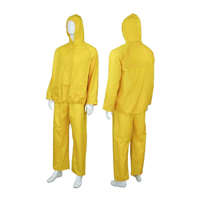 RC031 Wasserdichter, atmungsaktiver Regenmantel mit doppelter Taillentasche