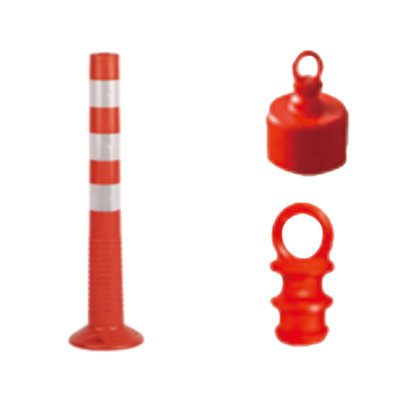 TS005 Außenwarnpfosten mit Sockel