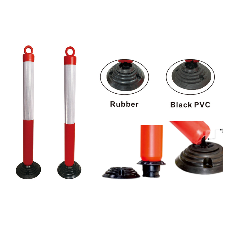 TS008 Tragbarer Spurtrenner-Warnpfosten